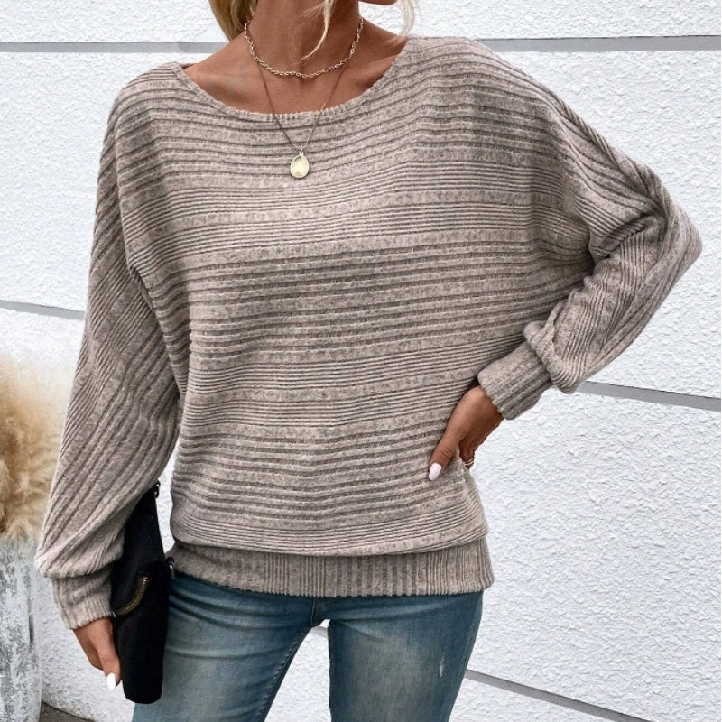 Lunara | Elegant Ribbed Knit Sweater
