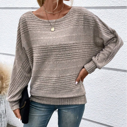 Lunara | Elegant Ribbed Knit Sweater