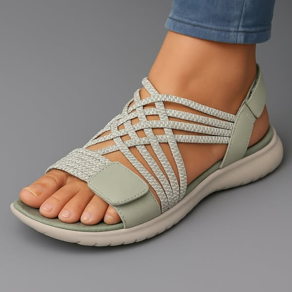 Lirah | Cushioned Cross-Strap Sandals
