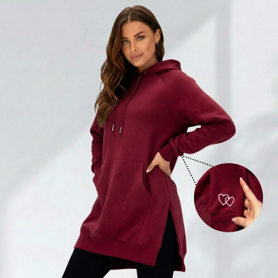 Elvaria | Cozy oversized hoodie dress for effortless everyday comfort