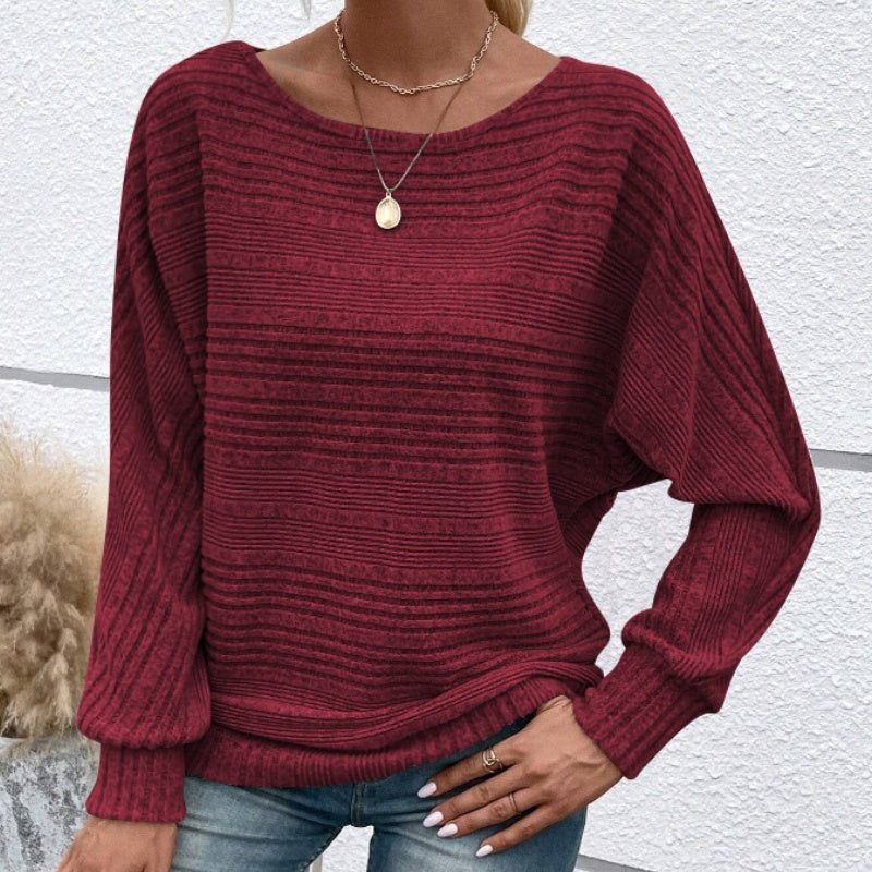 Lunara | Elegant Ribbed Knit Sweater