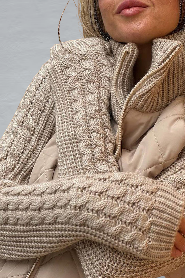 Emma | Cozy Quilted Knit Jacket