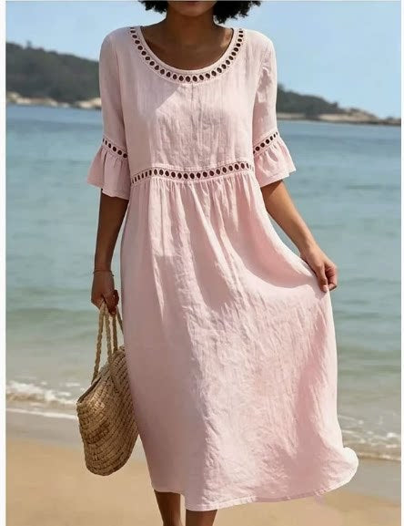 Pryline Linen Midi Dress