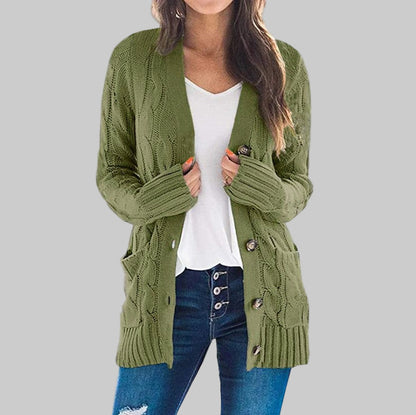 REMEDY™ - Casual Long Sleeve Button Down Cardigan
