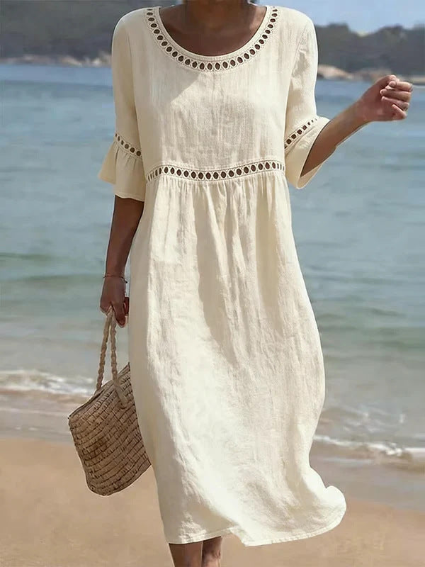Pryline Linen Midi Dress