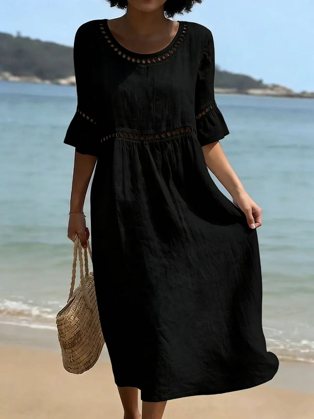 Pryline Linen Midi Dress