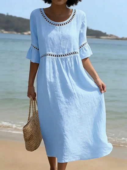Pryline Linen Midi Dress