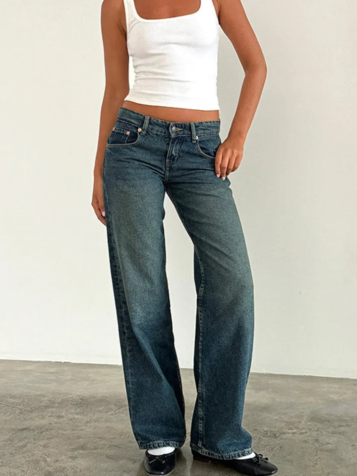 SYLVAINE™ – Vintage Casual Baggy Jeans