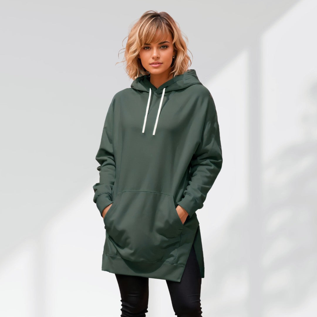 Elvaria | Cozy oversized hoodie dress for effortless everyday comfort