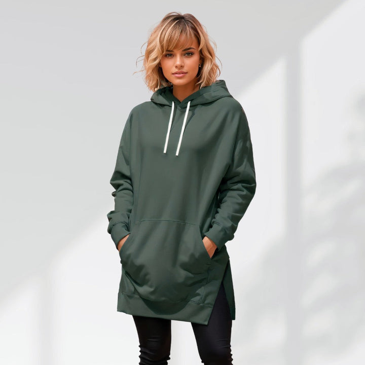 Elvaria | Cozy oversized hoodie dress for effortless everyday comfort