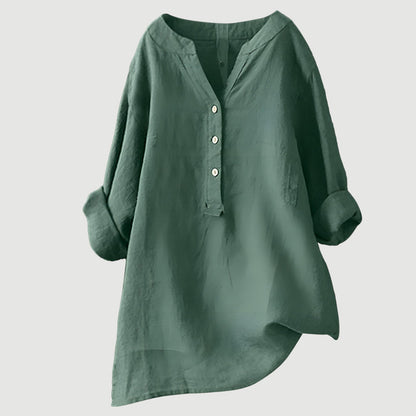 Johanne - Elegant Button-Up Blouse