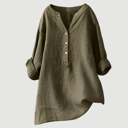 Johanne - Elegant Button-Up Blouse