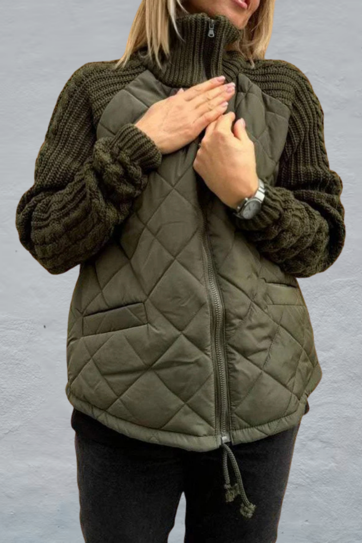 Emma | Cozy Quilted Knit Jacket