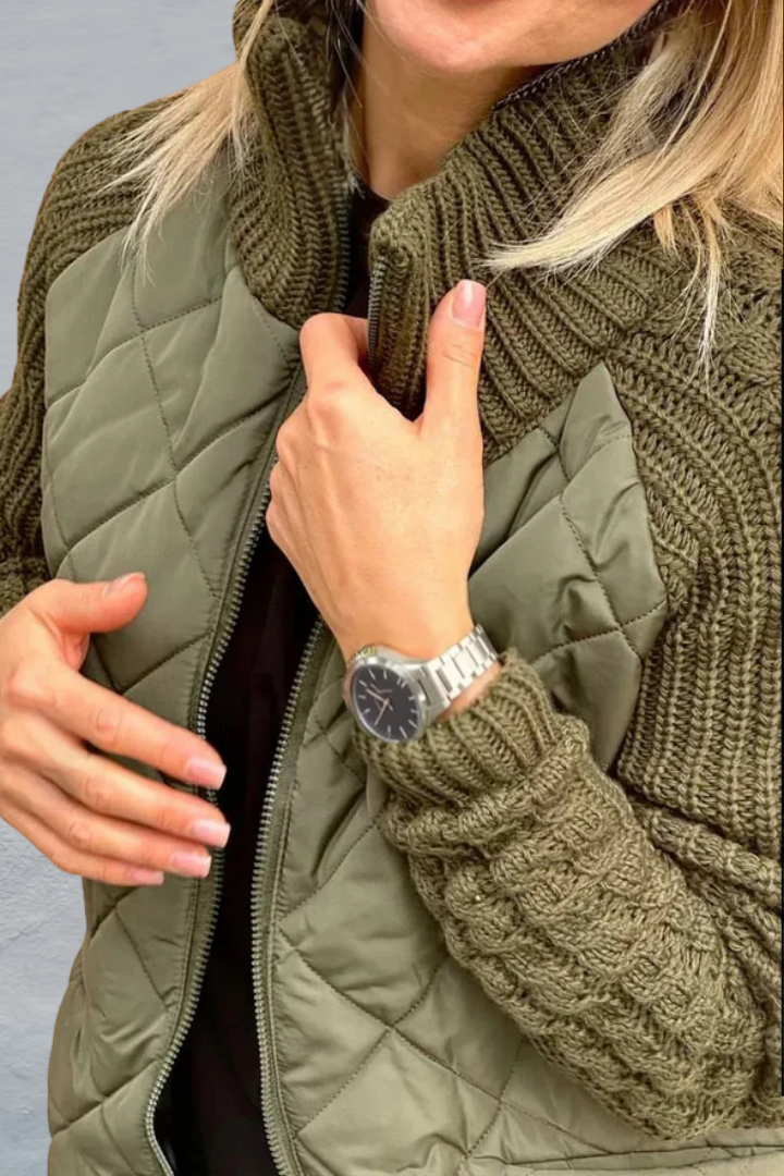 Emma | Cozy Quilted Knit Jacket