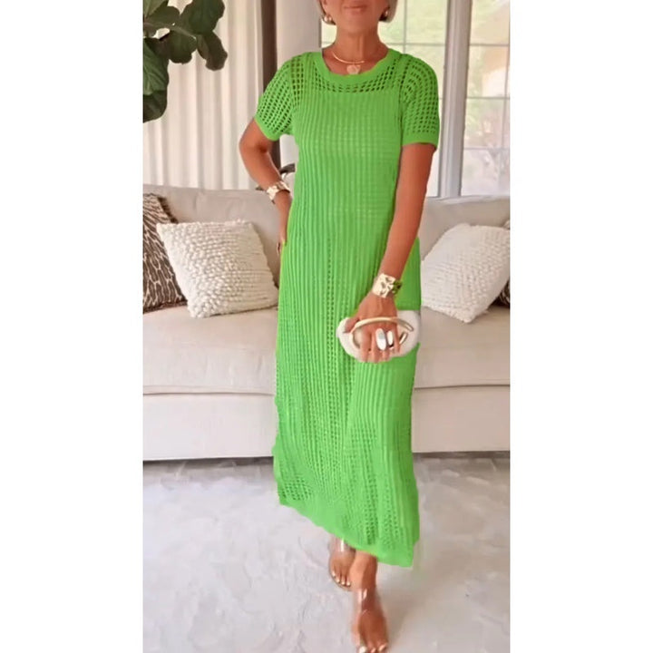 Bethany Summer Layered Maxi Dress – Elegant & Breathable Fit